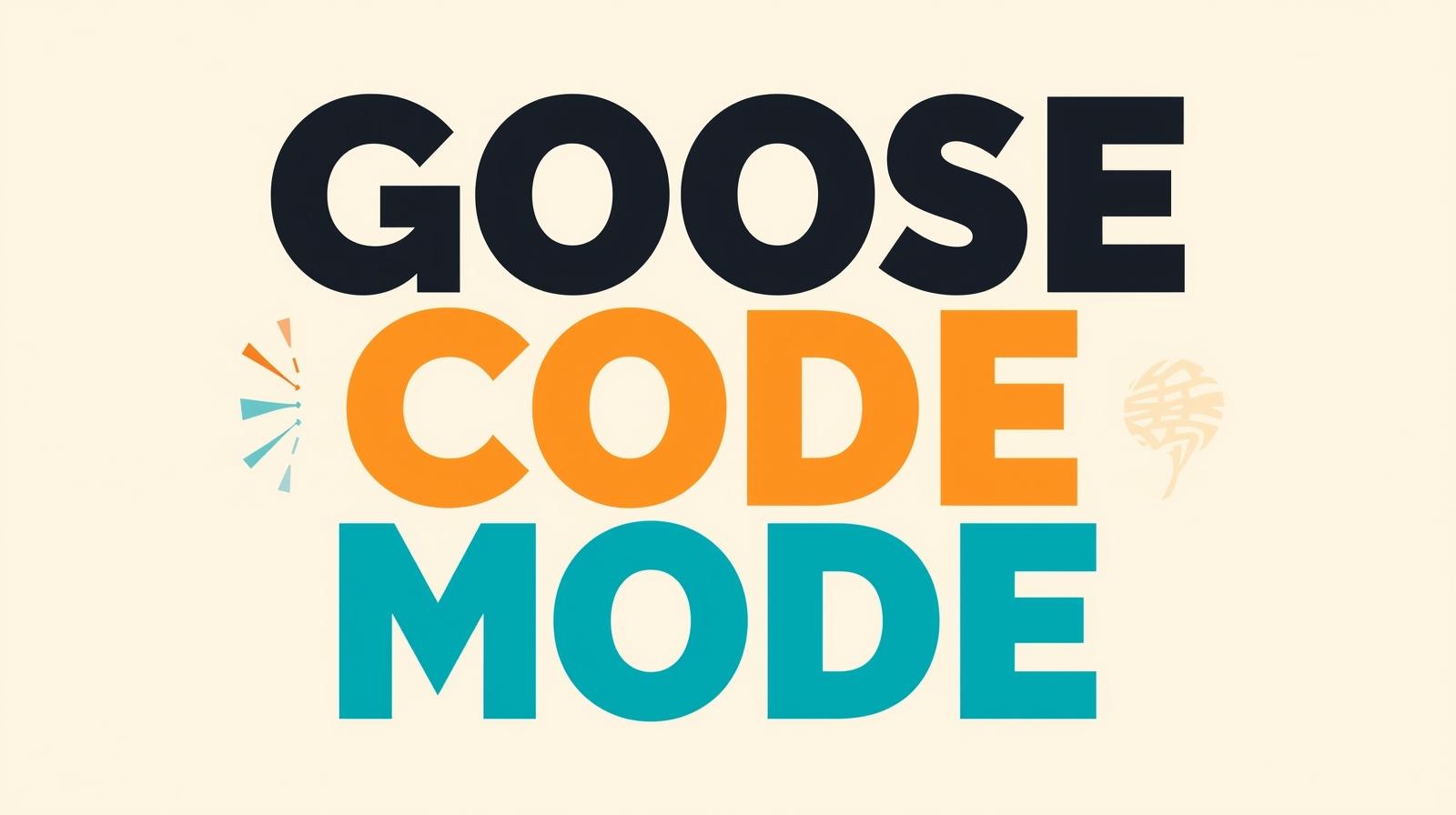 goose 中的 code mode MCP!